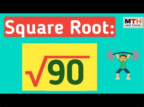 How to simplify square root of 90 | Root 90 - YouTube