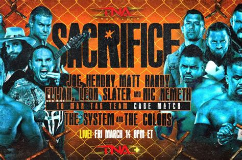 TNA Sacrifice full card: Cage match, ladder match, NXT grudges, & more ...