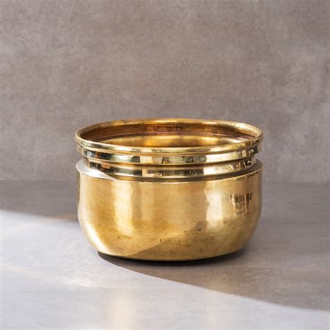 Brass Planters for Indoor Plants for Sale - Brass Flower Pot | P-TAL