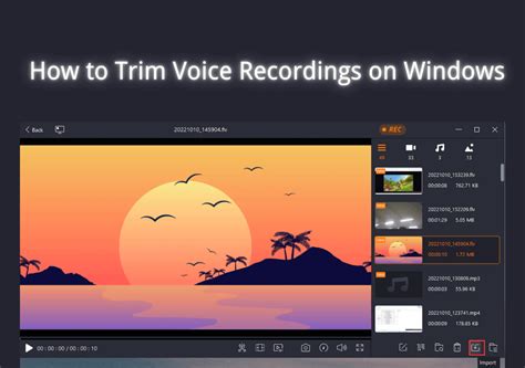 Image result for Windows Sound Recorder Trim