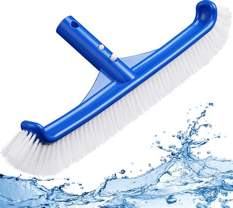 Amazon.com: Pool Brush,17.5" Curved Edge Pool Brushes Head for Cleans ...