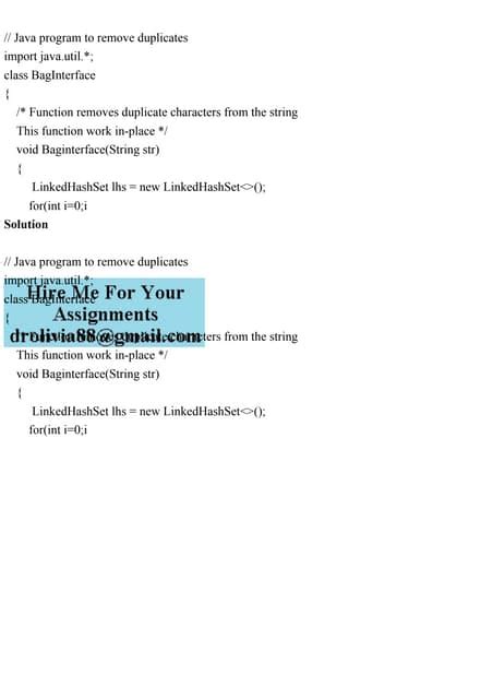 Image result for Java Program to Remove Duplicates in Map