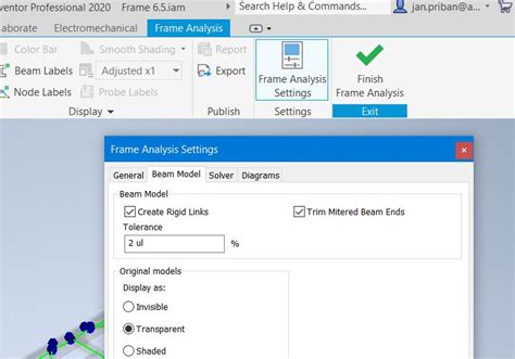 Image result for Inventor Frame Analysis