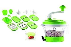 Best Traders 2057 Kitchen Manual Food Processor - Chopper, Blender ...
