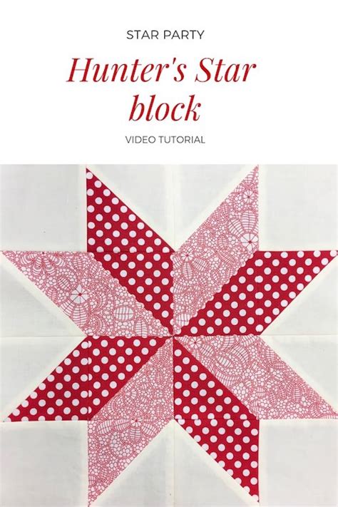 Image result for Hunters Star Quilt Block Pattern