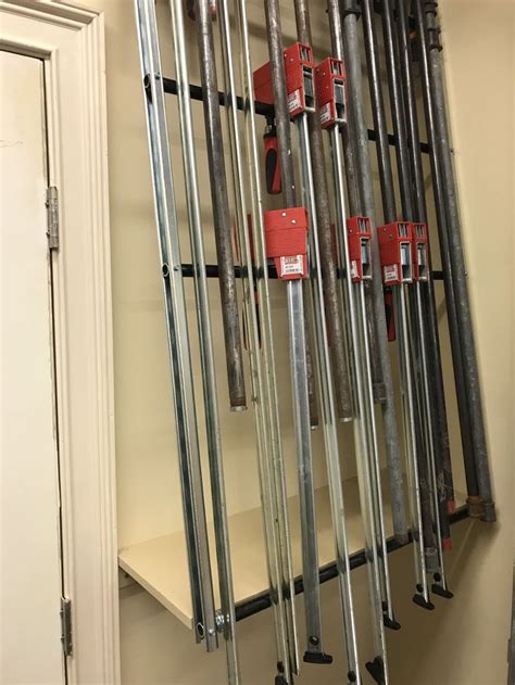 Image result for Pipe Clamp Storage Rack