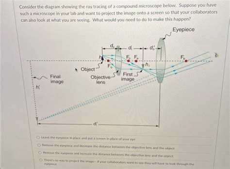 Image result for Compound Microscope Ray Tracing