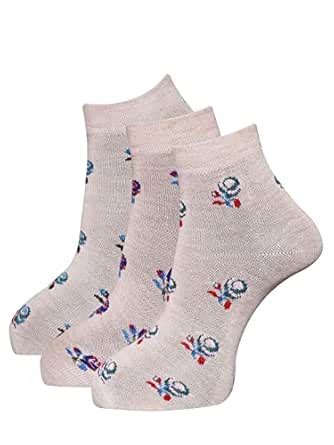 Buy Dollar Ankle Length thumb socks For Women (Pack of -3) In Assorted ...
