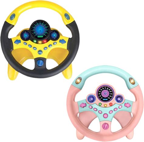 Blogiiup Kids Steering Wheel, Steering Wheel Toy Kids Simulation Driving Steering Wheel, Baby ...