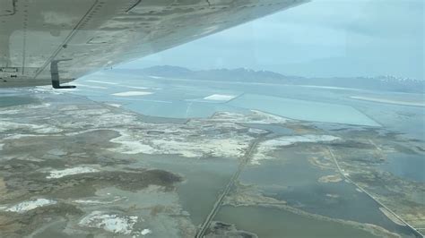 Great Salt Lake experts take to the sky to view lake's recent growth