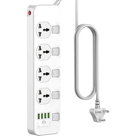 Amazon.in: Buy EMBOX 10A Extension Board with USB Port with 3 Universal ...