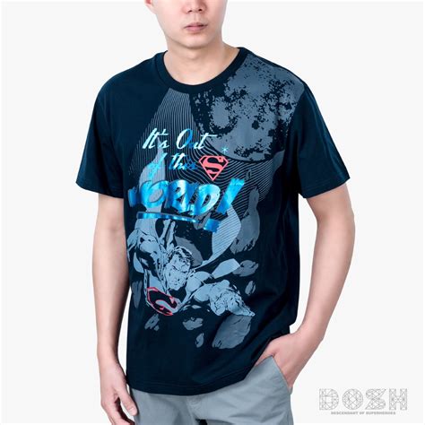 DOSH MEN'S T-SHIRTS SUPERMAN เสื้อยืดคอกลมผู้ชาย DSMT5198-NV | Shopee ...