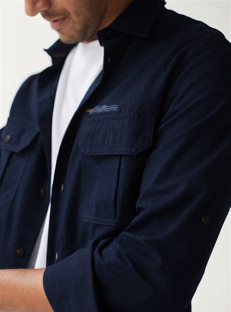 Buy Indigo Tide Shirt | Casual Indigo Dobby Shirts for Men Online | Andamen