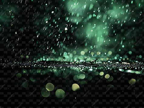 Premium PSD | Disseminated sparkling fantastical rain with translucent ...