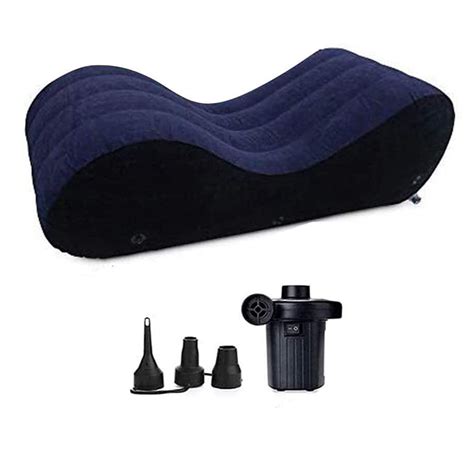 Inflatable Couch Air Sofa Portable S Shape Inflatable Bed Household ...