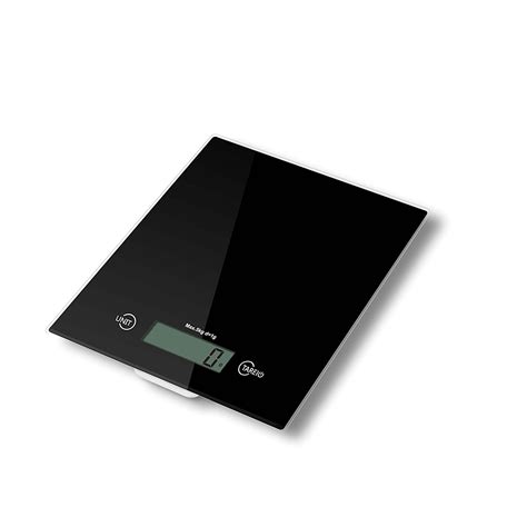Accurate Slimline Digital Kitchen Scales in Elegant Black by Chooq ...