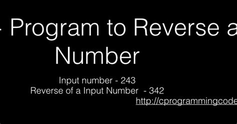 Reverse a Number Using Recursion C 的图像结果