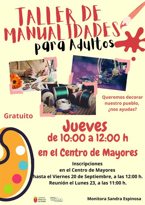 TALLER DE MANUALIDADES PARA ADULTOS