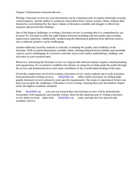 Image result for Chapter 2 Dissertation