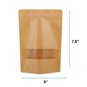 Buy crafted standup pouch (regular 5*7.8) - with window online at best ...