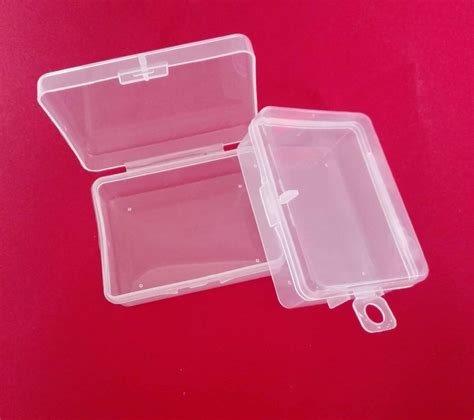 长方形收纳塑料盒子透明白色工具盒螺丝盒五金零件盒加厚有盖C617-阿里巴巴