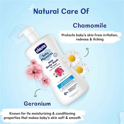 Buy CHICCO BABY MOMENTS MILD BODY WASH PROTECT NO TEARS FOR SOFT SKIN ...