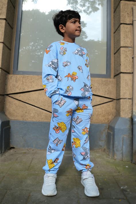 Tom and Jerry Cheese Co-Ord Set | Winter Clothing for Kids | Nap Chief