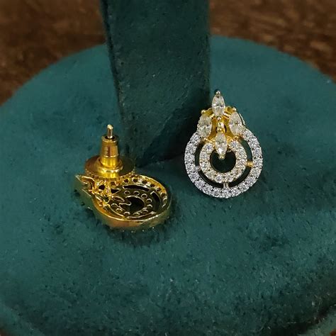 Premium Sparkling Leaf-Cut CZ Mangalsutra Set – Sanvi Jewels