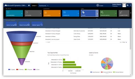 Image result for Dynamics CRM Dashboard Examples