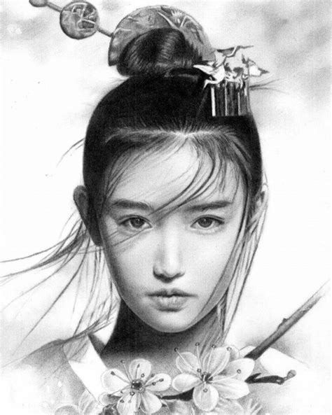 Drawing of Asian People: Art and Culture