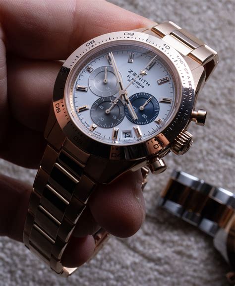 Обзор спортивных золотых часов Zenith Chronomaster Sport — Статьи и ...