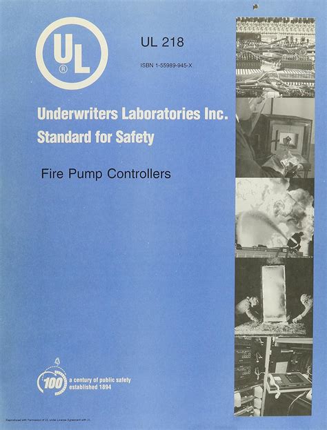 Buy Standard for Fire Pump Controllers Ul 218 Book Online at Low Prices ...