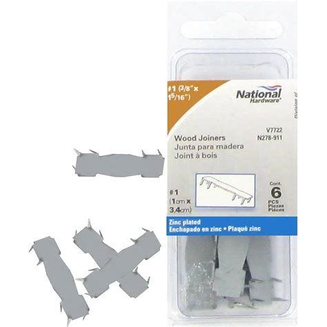 Stanley National N278-911#1 3/8" x 1-5/16" Wood Joiners, Steel, Zinc ...