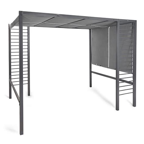 Buy VonHaus Outdoor Pergola Gazebo with Adjustable Canopy - Spacious ...