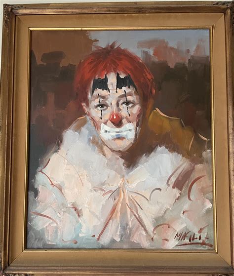 Sad Clown Painting Famous