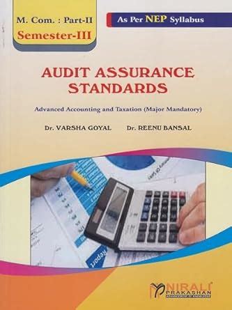 Buy AUDIT ASSURANCE STANDARDS Advanced Accounting and Taxation for M ...