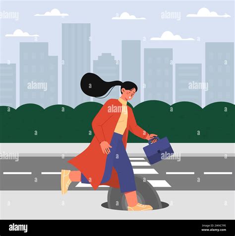 Fall down hatch vector concept Stock Vector Image & Art - Alamy