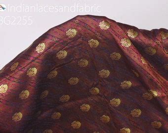 Magenta Jacquard Fabric by the Yard Indian Silk Wedding Dress - Etsy India