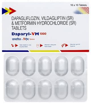 Daparyl Vm 1000 Mg Tablet 10 - Uses, Side Effects, Dosage, Price | Truemeds