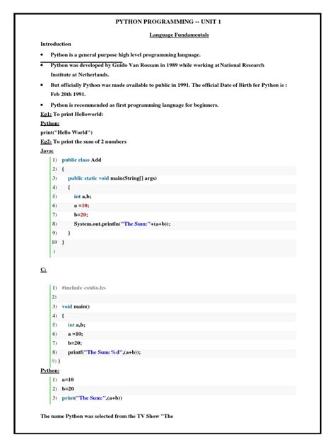 Python Unit 1 的图像结果