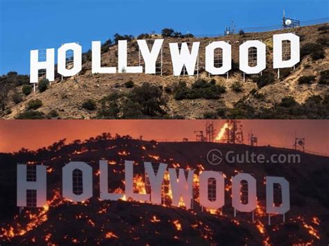 Real or AI: Hollywood Sign Blazes In Wildfire