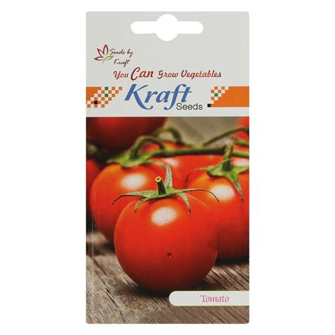 Kraft Seeds Tomato Hybrid Vegetable Seeds (Pack of 5), Multicolour ...