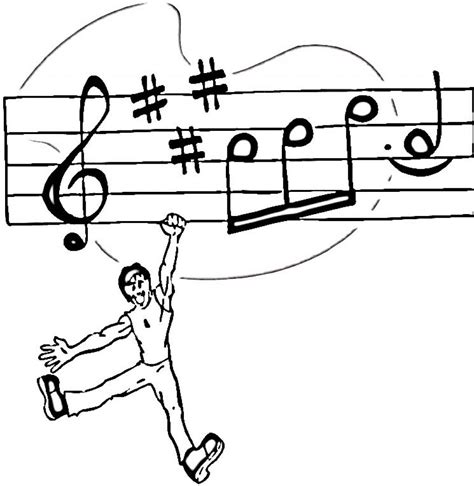 Music Notes Coloring Pages Printable 的图像结果