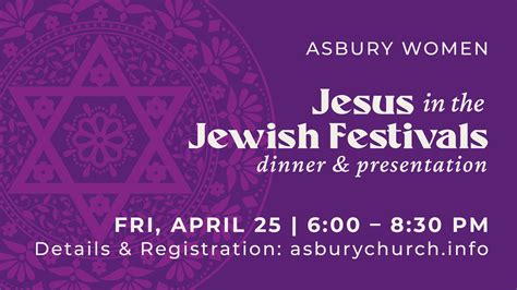 Jesus in the Jewish Festivals | Asbury | Tulsa