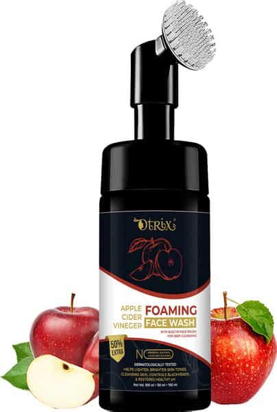 Buy OTRIX APPLE CIDER VINEGAR FOAMING FACE WASH WITH BUILT-IN BRUSH ...