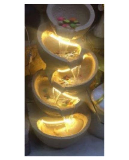 Indoor Water Fountain with LED Light – PujaNpujari