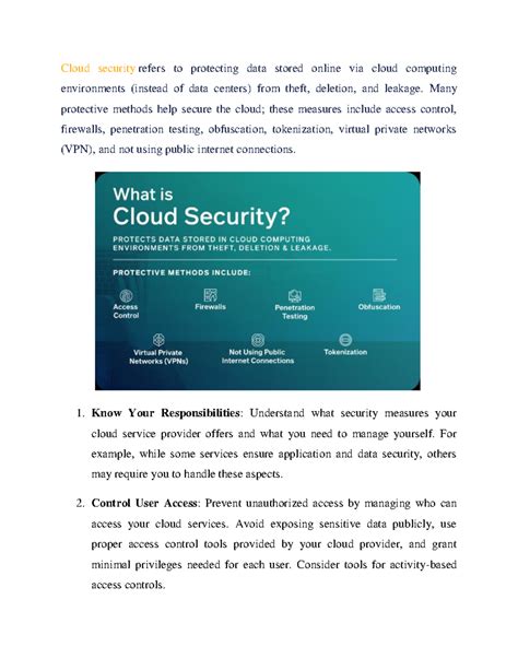 Cloud security Fundamentals - Cloud security refers to protecting data ...