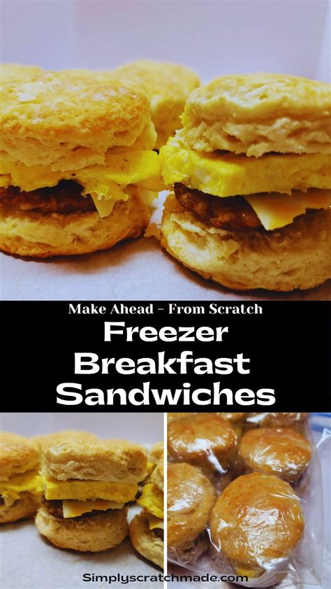 Freezer Breakfast Sandwiches - Simply Scratch Made