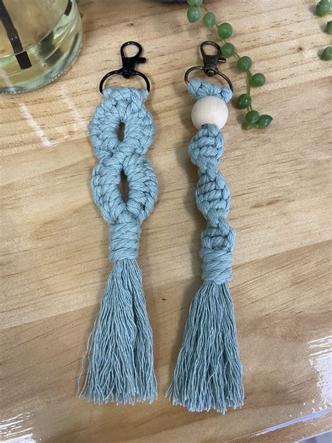 Image result for How to Make Macrame Keychains
