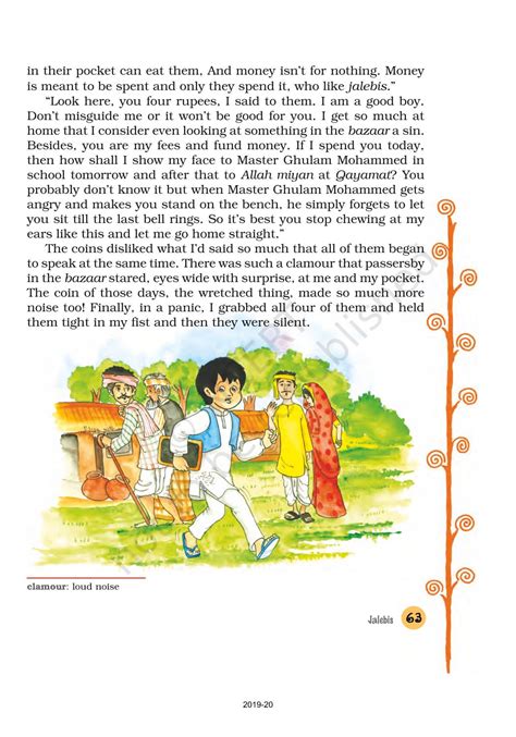 Jalebis - NCERT Book of Class 8 English It So Happened